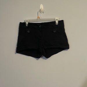 Womens Black jegging shorts